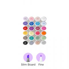 Set 24 markere - Ohuhu Kaala - Broad & Fine Basic Tones