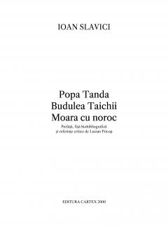 Popa Tanda, Budulea Taichii, Moara cu Noroc