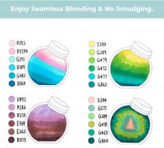 Set 60 markere - Ohuhu Kaala - Broad & Fine Landscape Tones