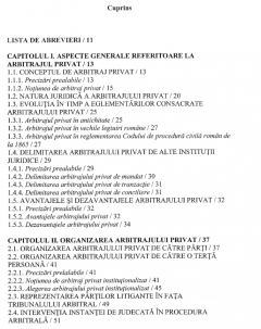 Arbitrajul privat intern in reglementarea actualului Cod de procedura civila al Romaniei