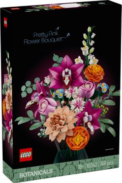 LEGO Icons -  Buchet de flori roz (10342)