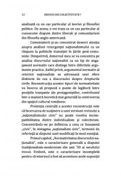 Individ sau colectivitate?