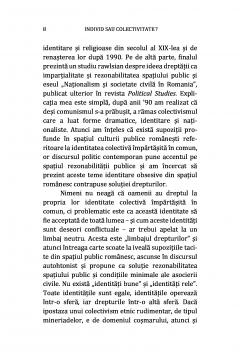 Individ sau colectivitate?