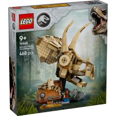 LEGO Jurassic World – Fosile de dinozaur: Craniu de Triceratops (76969)
