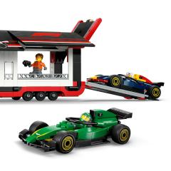 LEGO City - Camion F1 cu masinile F1 RB20 si AMR24 (60445)