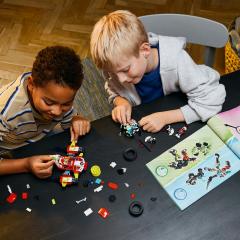 LEGO DREAMZzz - Robotul tigru al lui Cooper si masina Hot Rod a lui Zero (71497)