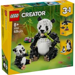 LEGO Creator - Animale salbatice: Familia de ursi panda, 3 in 1 (31165)