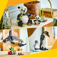 LEGO Creator - Animale salbatice: Familia de ursi panda, 3 in 1 (31165)