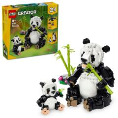 LEGO Creator - Animale salbatice: Familia de ursi panda, 3 in 1 (31165)