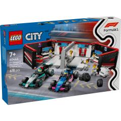 LEGO City - Garaj F1 si masini Mercedes-AMG si Alpine (60444)
