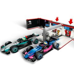 LEGO City - Garaj F1 si masini Mercedes-AMG si Alpine (60444)