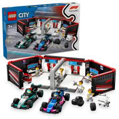 LEGO City - Garaj F1 si masini Mercedes-AMG si Alpine (60444)