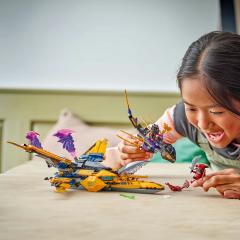 LEGO Ninjago - Superavionul cu reactie al lui Ras si Arin (71833)