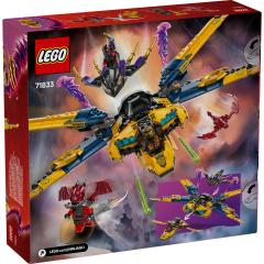 LEGO Ninjago - Superavionul cu reactie al lui Ras si Arin (71833)