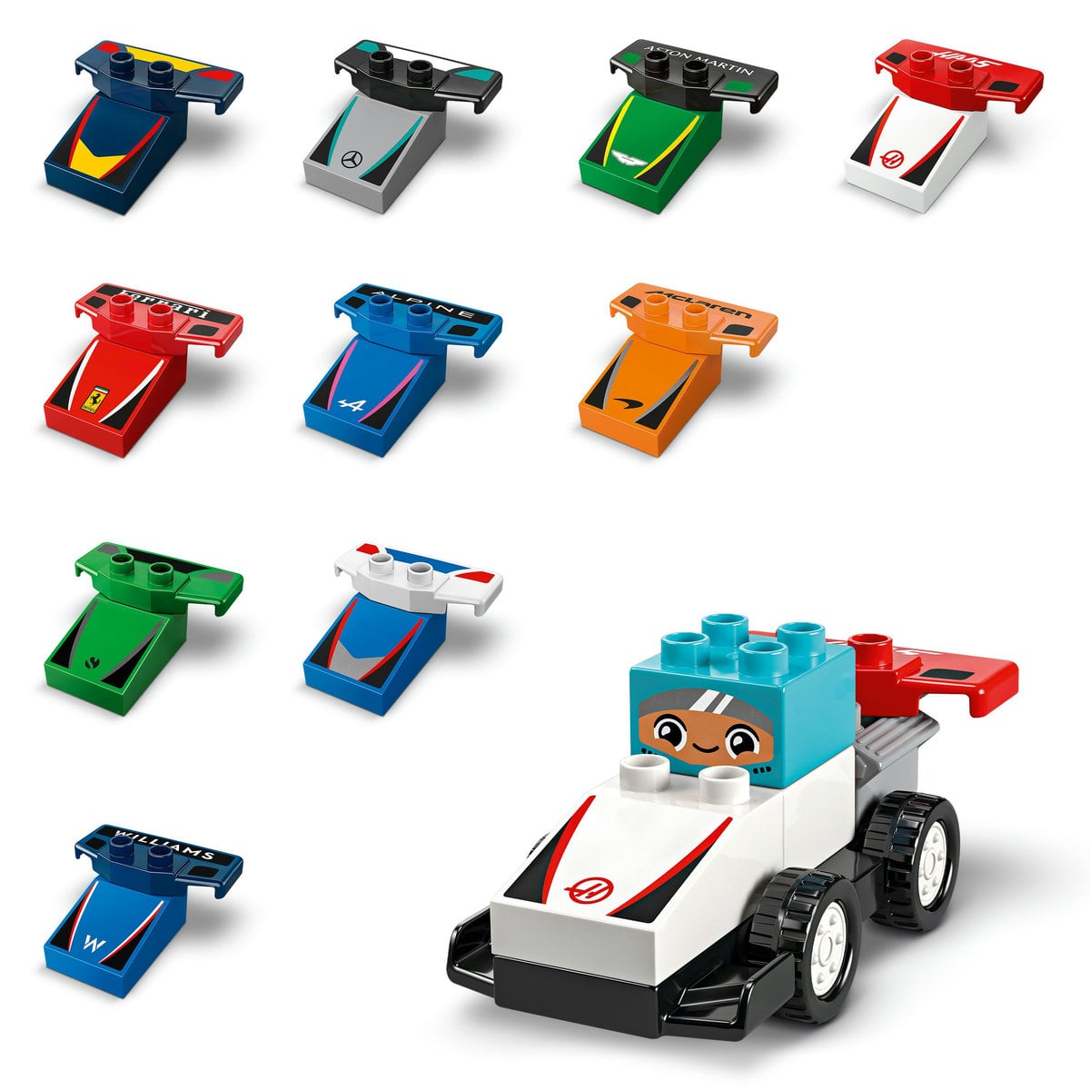 LEGO Duplo - Echipa F1: Masini si piloti de curse (10445) - LEGO