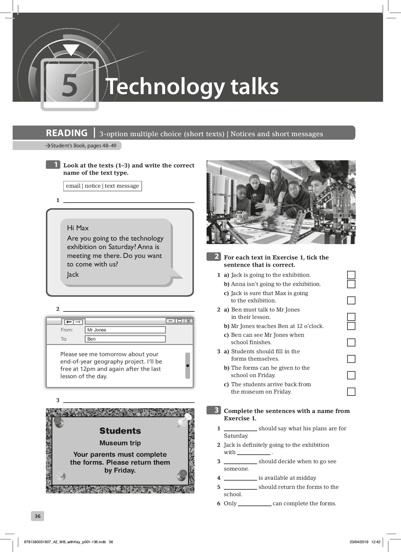 Optimise A2 Workbook with answer key - Jeremy Bowell