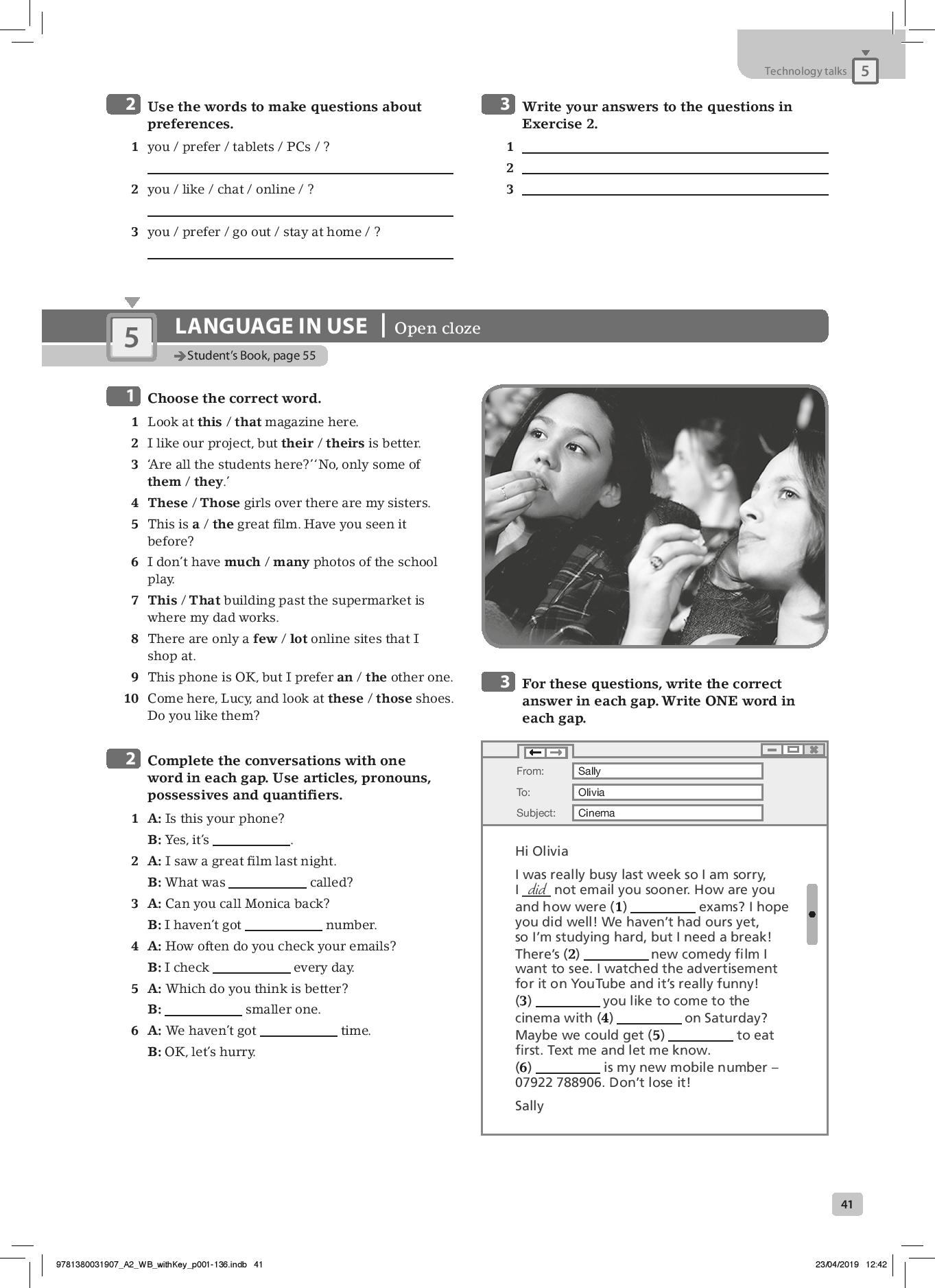 Optimise A2 Workbook with answer key - Jeremy Bowell