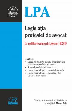 Legislatia profesiei de avocat