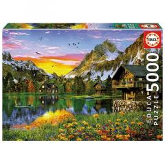Puzzle 5000 piese - Alpine Lake