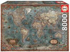 Puzzle 8000 piese - Historical World Map