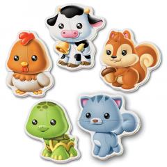 Puzzle 19 piese - Baby animals