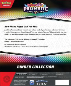 Pokemon TCG - Scarlet & Violet: Prismatic Evolutions - Binder Collection