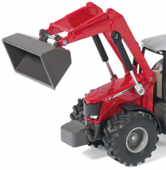 Jucarie - Tractor Massey Ferguson cu incarcator frontal (1985)