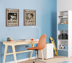 Set 2 postere - One Piece - Wanted Mihawk & Crocodile, Chibi Posters