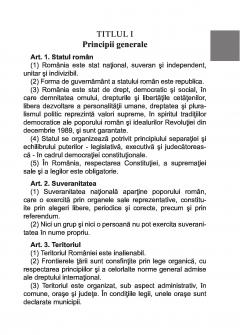 Constitutia Romaniei