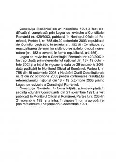 Constitutia Romaniei