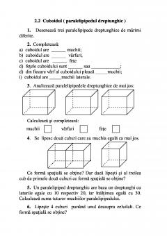 Matematica - Elemente de geometrie pentru clasele I - IV