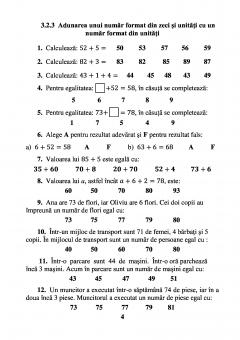 Sa invatam sa adunam si sa scadem clasele I - IV