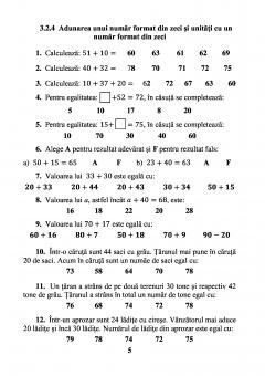 Sa invatam sa adunam si sa scadem clasele I - IV