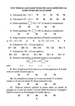 Sa invatam sa adunam si sa scadem clasele I - IV