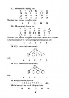 Sa pregatim rapid orice concurs de matematica – clasele I si II
