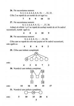 Sa pregatim rapid orice concurs de matematica – clasele I si II