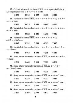 Sa pregatim rapid orice concurs de matematica - clasele a III-a si a IV-a