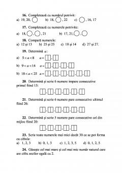 Matematica si explorarea mediului - Exercitii si probleme pentru clasa pregatitoare, clasa I si clasa a II –a