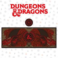 Set mousepad si suport de pahar - Dungeons & Dragons XL Desk Pad & Coaster Set