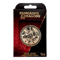Insigna pin - Dungeons & Dragons 50th Anniversary Antique Gold Spinner Pin Badge