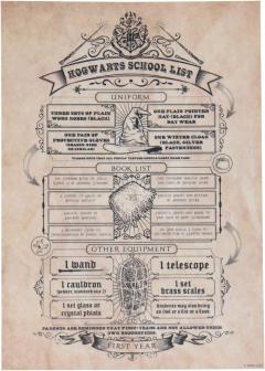 Set decoratiuni - Harry Potter Journey to Hogwarts Collection