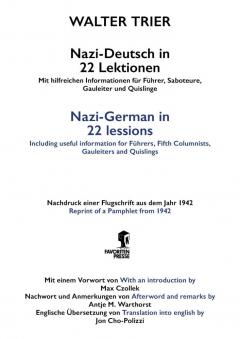 Nazi-German in 22 lessons