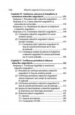 Masurile asiguratorii in procesul penal