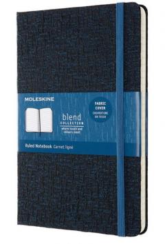 Carnet - Moleskine Blend - Large, Hard Cover, Ruled - Dark Blue