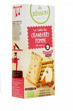 Biscuiti cu merisoare si mere bio