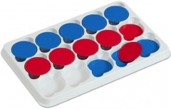 Set 20 de jetoane magnetice colorate - Activitati matematice