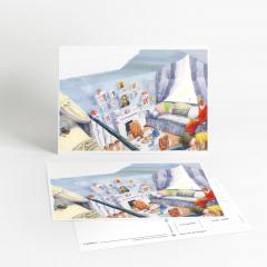 Carte postala - Cu bunica