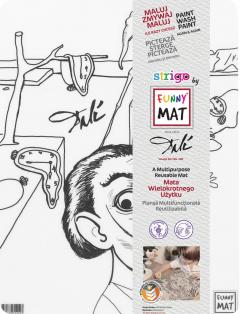 Plansa - Dali + Set instrumente de colorat