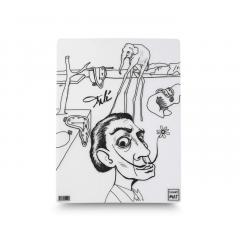 Plansa - Dali + Set instrumente de colorat