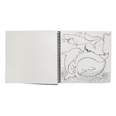 Plansa - Subacvatic, 6 pagini + Set instrumente de colorat